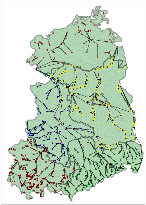 Rivers in East-Germany